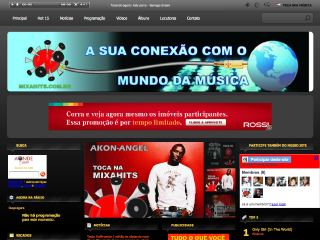 Thumbnail do site Rdio Mixahits