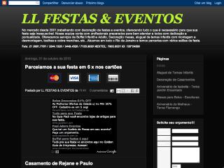 Thumbnail do site LL Festas & Eventos