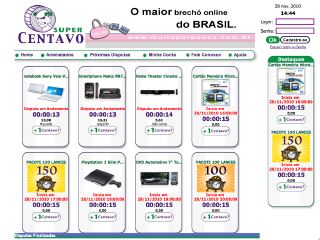 Thumbnail do site Super Centavo - Leilo online 1 centavo