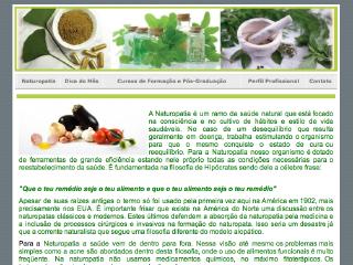 Thumbnail do site Naturopatia