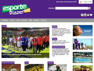 Thumbnail do site Esporte e Lazer MT