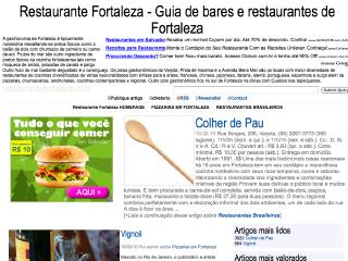 Thumbnail do site Restaurante Fortaleza