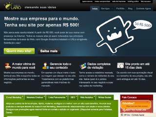 Thumbnail do site Agência Claro - Criação de Sites