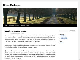 Thumbnail do site Dicas Mulheres - Dicas de moda, beleza