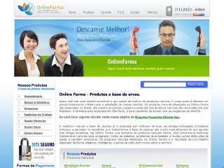 Thumbnail do site Online Farma - Produtos Naturais