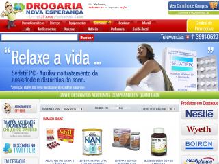 Thumbnail do site Drogaria Nova Esperana - Medicamentos e Produtos de Sade