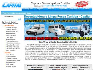 Thumbnail do site Capital Desentupidora