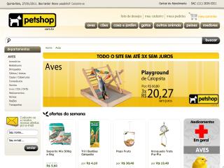 Thumbnail do site PetShop.com.br