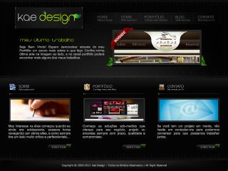 Thumbnail do site Kae design - Desenvolvimento de sites