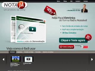 Thumbnail do site NotaJ - Emissor Nota Fiscal