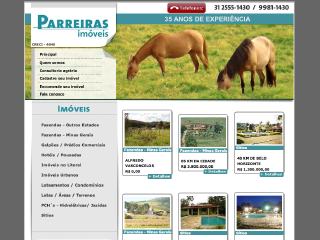 Thumbnail do site Parreiras Imveis