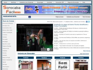 Thumbnail do site Sorocaba Fcil