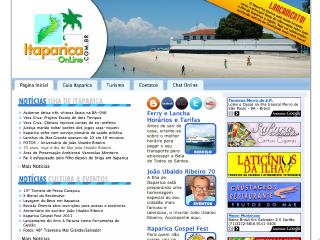 Thumbnail do site Itaparica Online