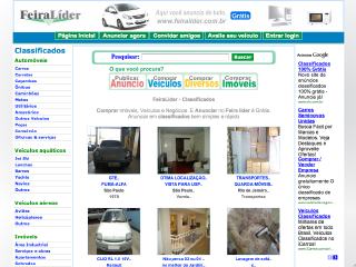 Thumbnail do site Feira Lider - Classificados
