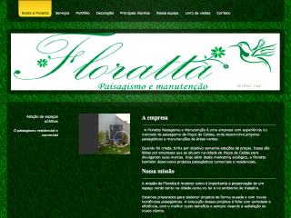 Thumbnail do site Floratta Paisagismo e Manuteno