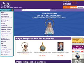 Thumbnail do site Via Lumina - Artigos Religiosos Catlicos