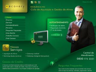 Thumbnail do site Recovery do Brasil - Recuperadora de Crdito