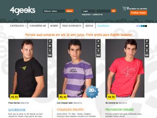 Thumbnail do site ForGeeks - Camisetas Geek