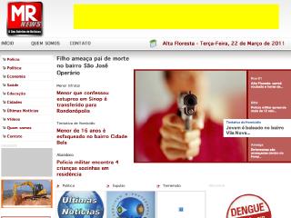 Thumbnail do site MR NEWS - O seu boletim de notcias