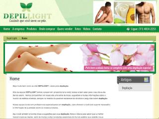 Thumbnail do site Depil Light - Depilao