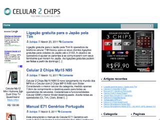 Thumbnail do site Celular 2 Chips
