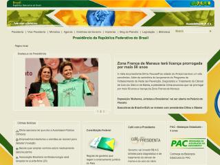 Thumbnail do site Presidncia da Repblica Federativa do Brasil