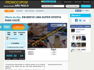 Thumbnail do site PromoCupom - Compras Coletivas