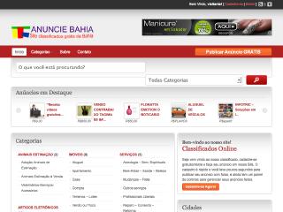 Thumbnail do site Anuncie Bahia - Classificados Online Grtis