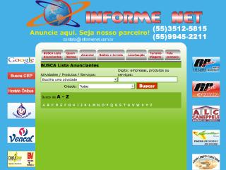 Thumbnail do site Informe Net