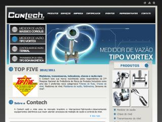 Thumbnail do site Contech - Equipamentos eletrnicos de medio