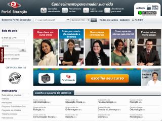 Thumbnail do site Portal Educação - Cursos a distância
