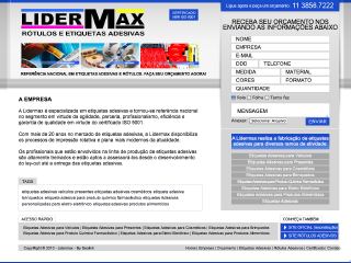 Thumbnail do site Lidermax Etiquetas Adesivas