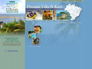 Thumbnail do site Pousada Villa N