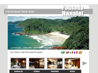 Thumbnail do site Pousada Hanalei