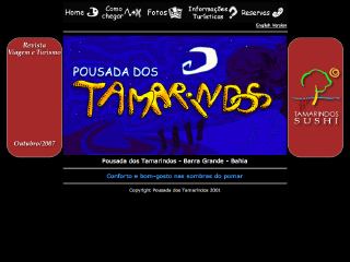 Thumbnail do site Pousada dos Tamarindos