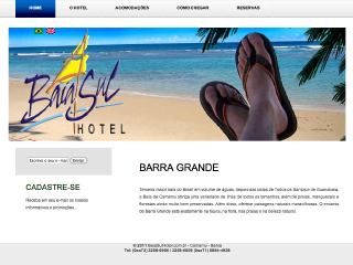 Thumbnail do site Baia Sul Hotel