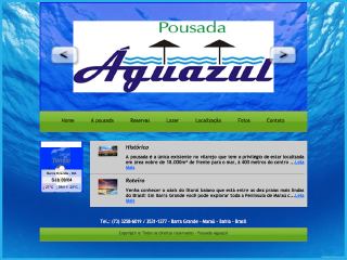 Thumbnail do site Pousada Aguazul
