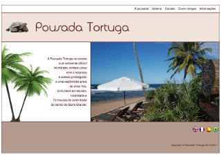 Thumbnail do site Pousada Tortuga