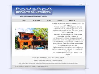 Thumbnail do site Pousada Recanto da Natureza