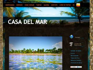 Thumbnail do site Casa del Mar