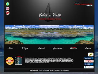 Thumbnail do site Velas e Vento - Hotel e Restaurante
