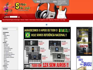 Thumbnail do site Studio Som Joo - audio e instrumentos musicais