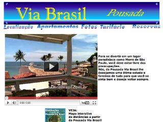 Thumbnail do site Pousada Via Brasil