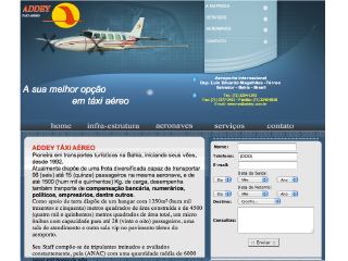 Thumbnail do site Addey Txi Areo - Transporte areo