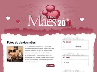 Thumbnail do site Dia das Maes 2011
