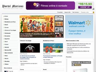 Thumbnail do site Portal Mariana