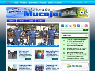 Thumbnail do site Prefeitura de Mucaja 2011