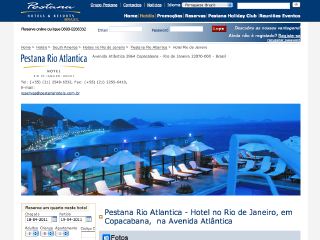 Thumbnail do site Pestana Rio Atlântica Hotel *****
