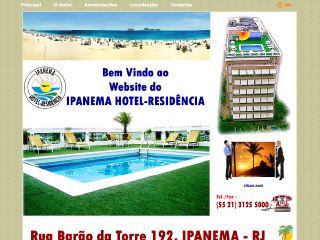 Thumbnail do site Ipanema Hotel Residência