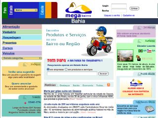 Thumbnail do site Mega Bairro - Turismo, Lazer e Informações